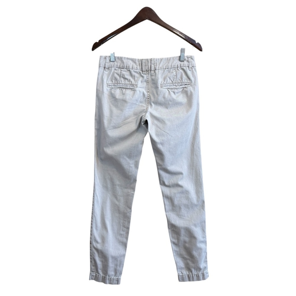 Free People 100% Cotton Chino Low Rise Khaki in Stone Size 0 #1991 - Picture 3 of 8